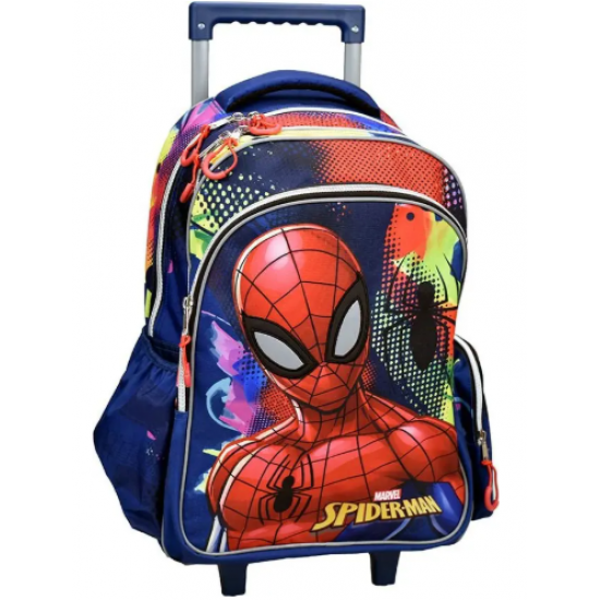 Gim Trolley Δημοτικού Spiderman Silver Eyes 337-06074